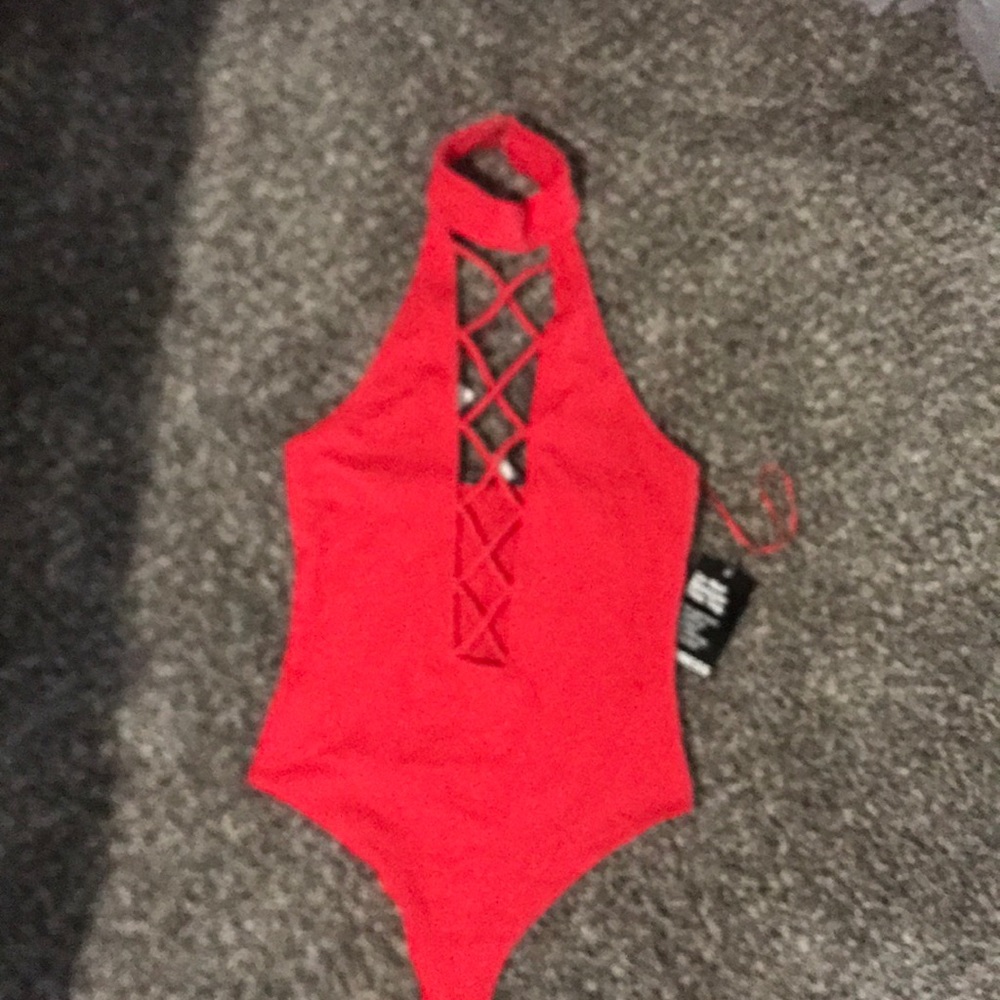 Express Red Bodysuit
